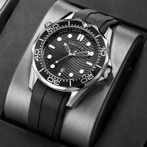 Sport Quartz Watch – Silicone Strap Analog Casual Wristwatch