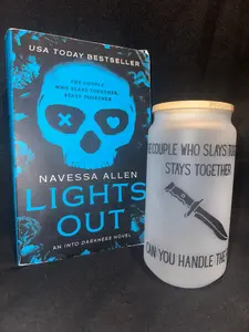 Lights Out 18oz Glass Tumbler