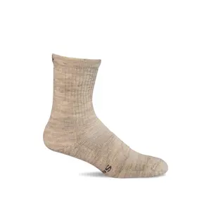 SOCKWELL WOMEN’S WALK ABOUT CREW| MODERATE GRADUATED COMPRESSION SOCKS - ASH