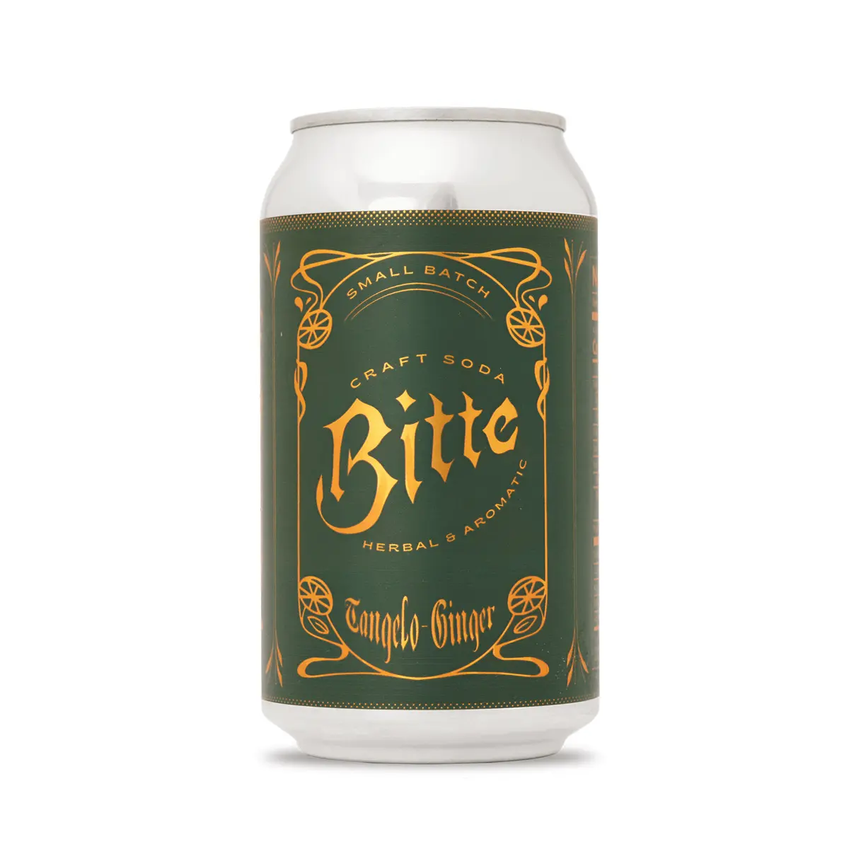 Bitte Soda, Tangelo Ginger 6-pack | Low Sugar, Non-Alcoholic, Carbonated Fruit Juice, Herbal and Aromatic, Citrus, Ginger, Fizzy, Earthy, Healthy Beverage, Natural, Social Drink Alternative, Mocktail, Cocktail Mixer, Soda Can, Thirst Quenching, Minority