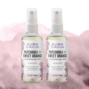 Aura Cacia Patchouli & Sweet Orange Aromatherapy Mist 4 fl. oz. (2 Pack)