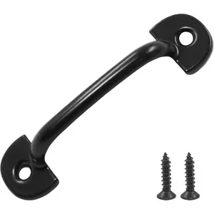 Mini Vintage Zinc Alloy Cabinet Pull Handles - Rustic Hardware for Cabinets, Dressers, Barn Doors