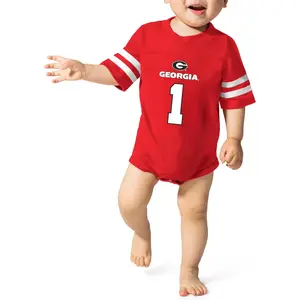 College Football #1 Infant Game Jersey Romper Sizes 6M 12M 18M