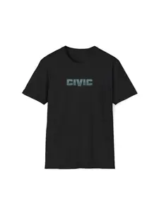 Honda Men's and Women's T-shirt Summer Tee Honda Civic EG 90s Icon Short-sleeved Spring and Autumn Motorcycle Cycling Top