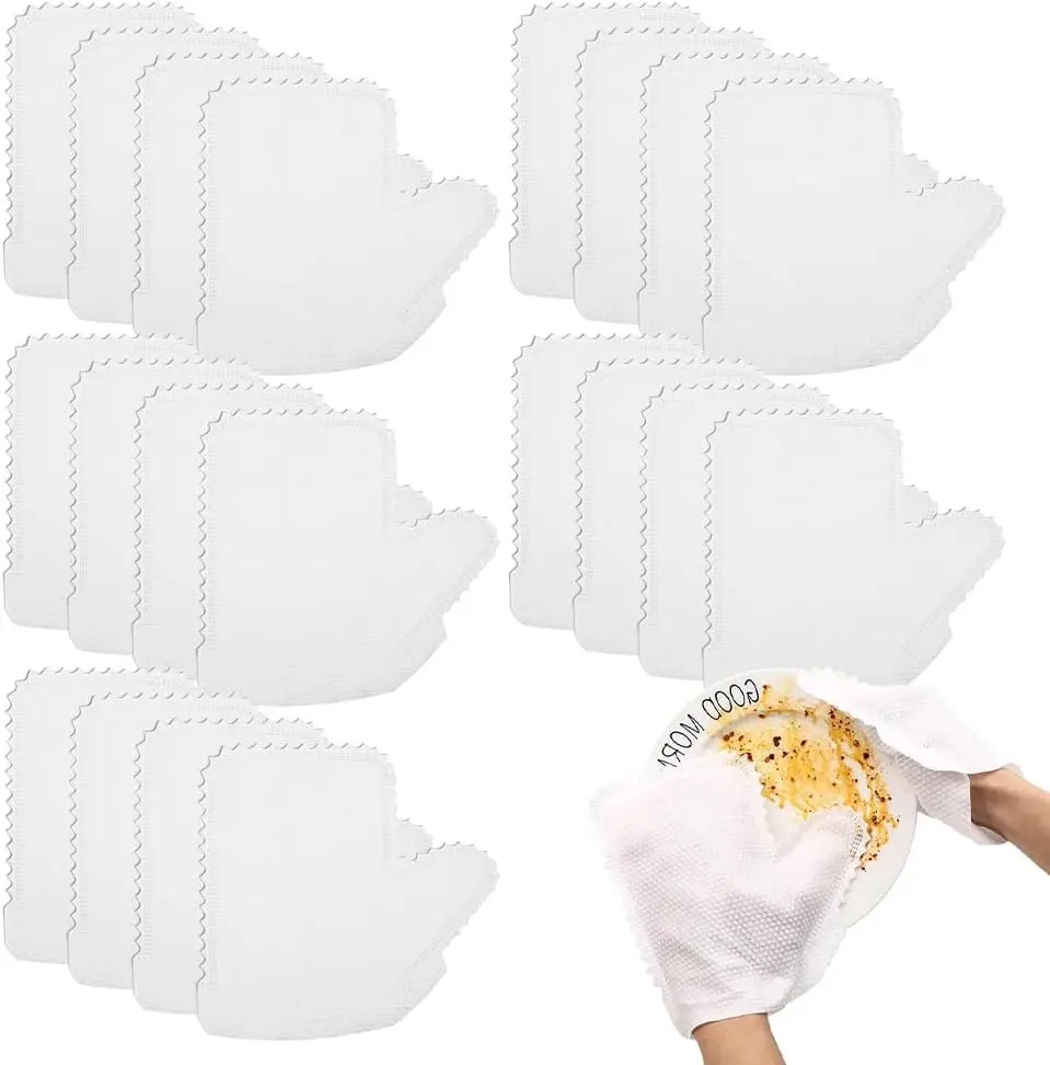 30pcs Soft Microfiber Dusting Cleaning Gloves, Resistant Home Care Gloves for Sink Cleaning, Wet/Dry Use, Easy Handling, Durable