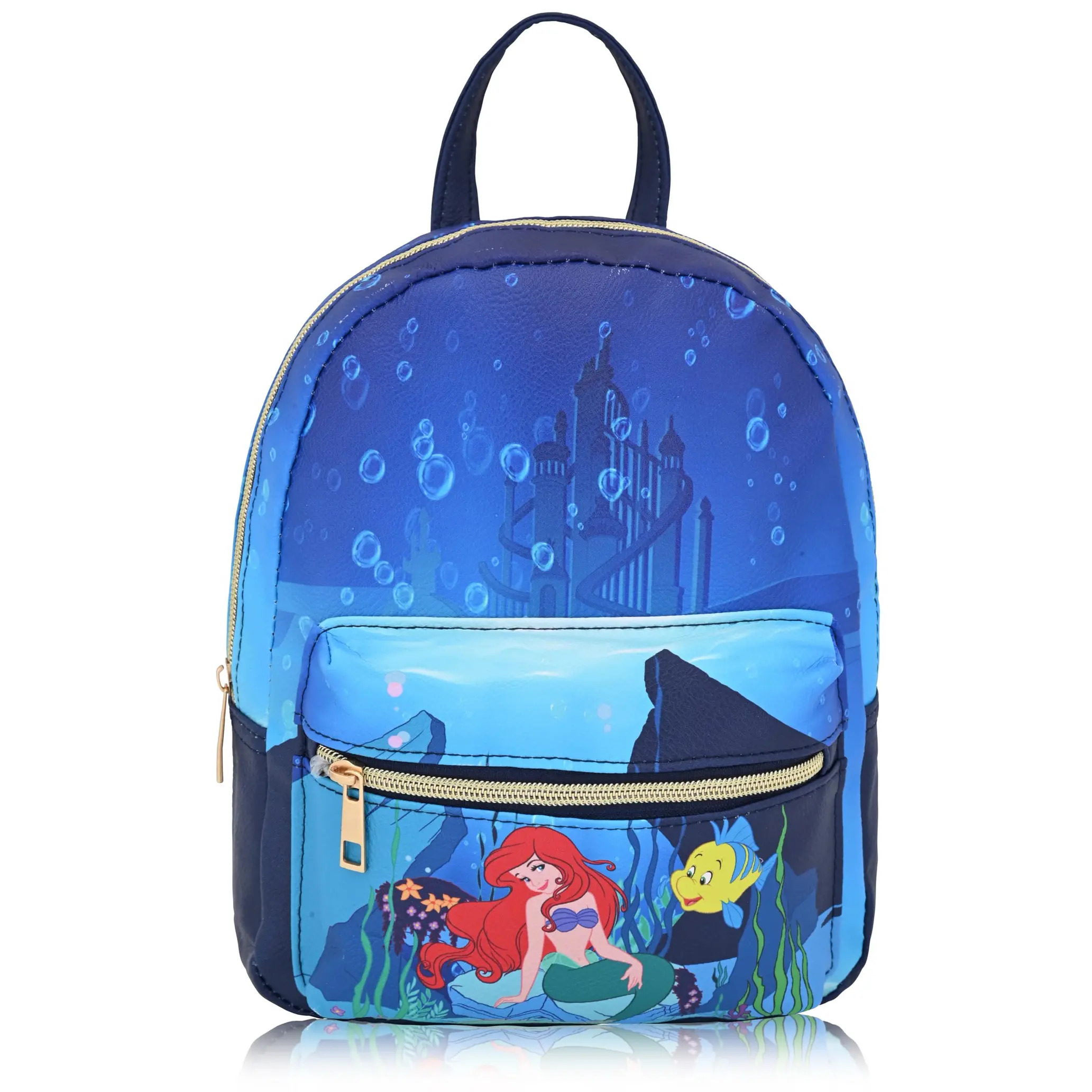 Disney Princess Backpack for Women, Men, Unisex | Cute PU Leather 10" Mini Backpack Purse | Princess Bag & Accessories