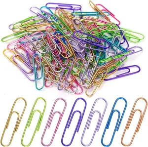 Jumbo Paper Clips,150pcs 2 Inch Large Paper Clip, Assorted Colored PaperClips for Paperwork Office School and Personal Use