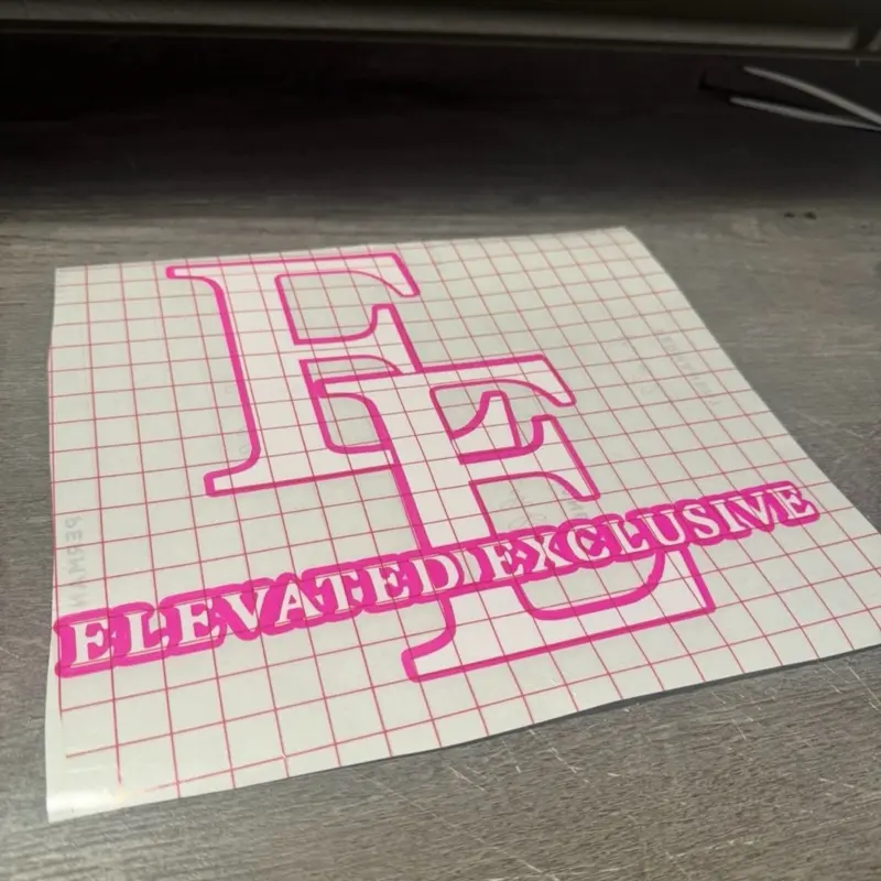 double layered exclusive vinyl decal for truck back glass