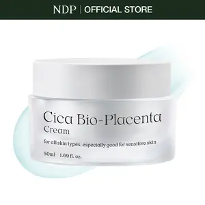 [NDP OFFICIAL SHOP] Cica Bio-Placenta Cream 50ml - Korean Gel Moisturizer for All Skin Types, Anti Aging, Calming, Deep Hydration, Non-Greasy, Fragrance Free