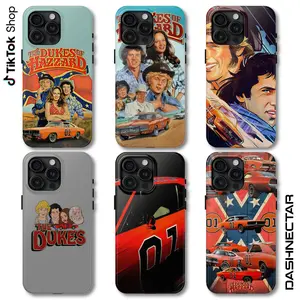 Vintage The Dukes Of Hazzard Phone Case, The General Lee Dixie Phone Cover, 01 Hemi Orange Car 70s TV Series 17 Air Pro Max