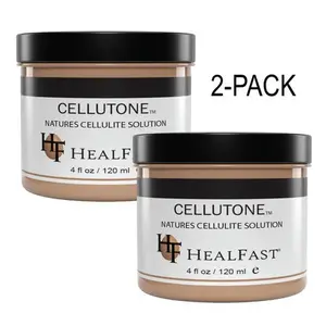 HealFast Cellutone Cellulite Cream - For Hips, Thighs, Buttocks & Abdomen - Not for Face - Infused with Vitamins, Minerals & Proteins - Smooths & Nourishes Skin care products, Available in Single & 2-Pack (4 fl oz)