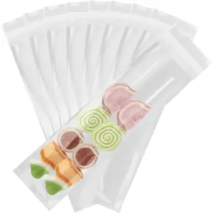 - 200 count -3" x 11" Pretzel Bags Self Adhesive-Self Sealing Cellophane Bags,Prezetels Individual Sticks Bags  Safe Bags for , Candies, Cookies