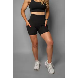 5" NEW Effortless Classic Pocket Shorts - Black