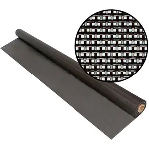 80% Solar Window Screen Mesh Heavy-Duty Roll, Easy to Install Blocks 80% of The Sun for Window Door Porch Patio (48 Inches x 50 Feet)
