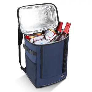 Backpack Cooler, Insulated Leak Proof Waterproof Cooler Backpack, Portable Cooler bag for Picnics Camping Beach Hiking Barbecue and Lunch 20L 30 Cans(Navy)