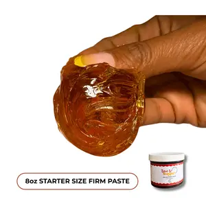 Natural Hair Removal Sugar Wax – Firm 8oz Value Jar | No Heat, No Strips