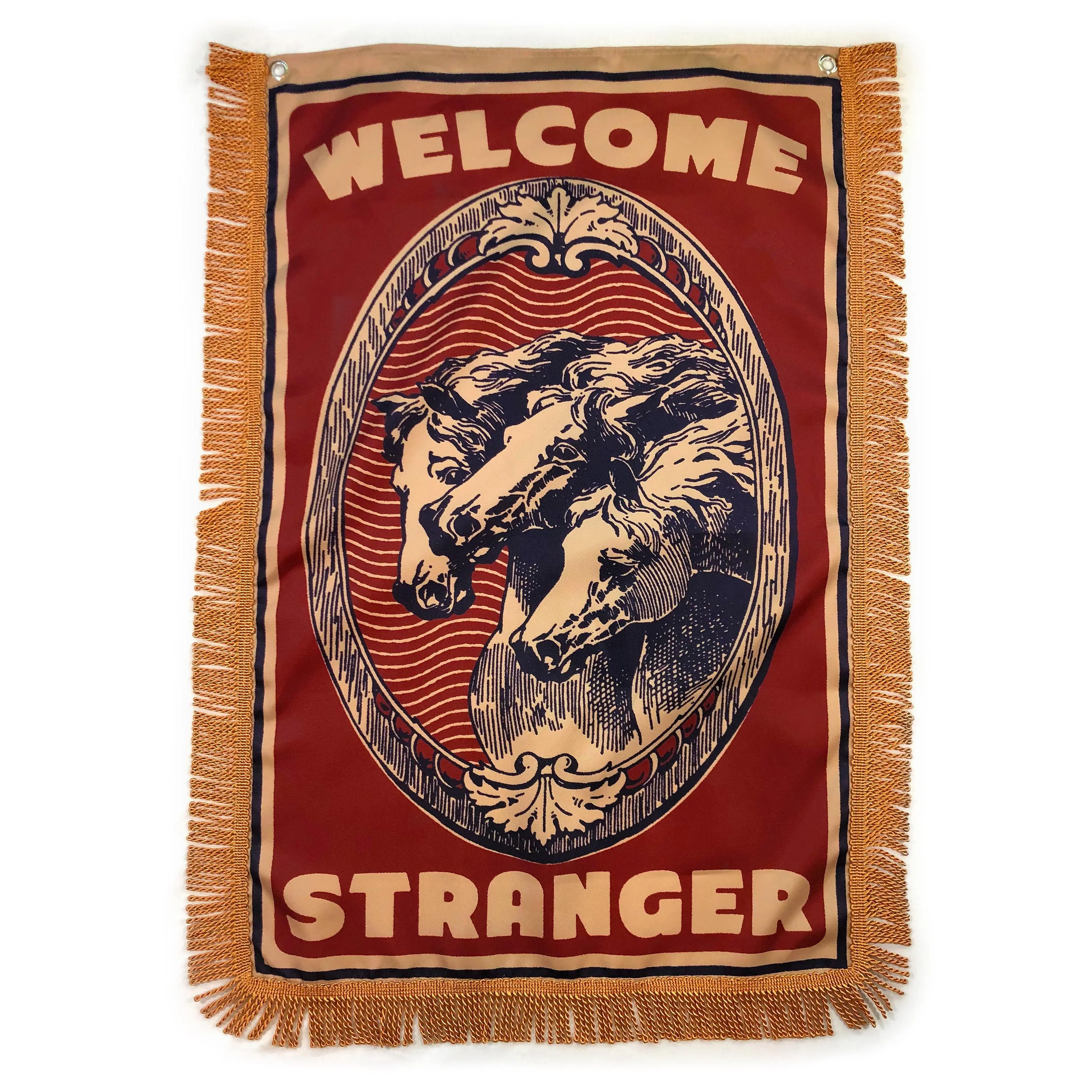 Welcome Stranger Pharaoh's Horses Banner