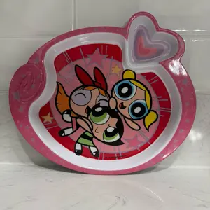Powerpuff Girls Melamine Y2k Plate - Perfect for Kids' Mealtime