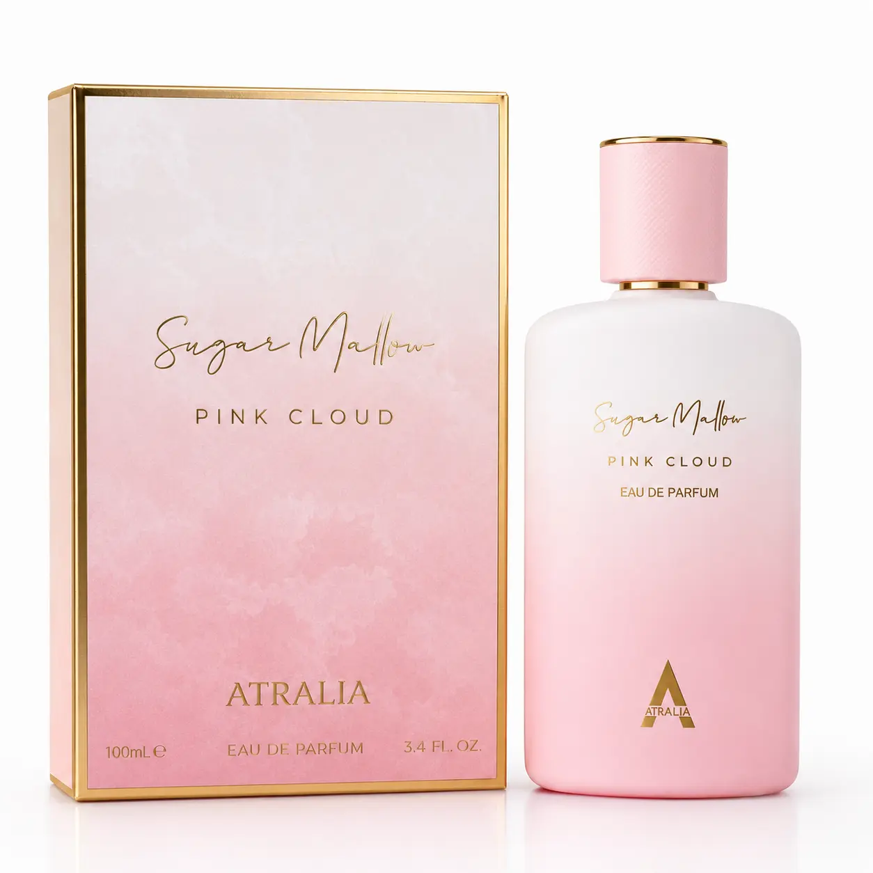 Atralia Sugar Mallow Pink Cloud Eau De Parfum For Women 3.4 FL.OZ / 100ML