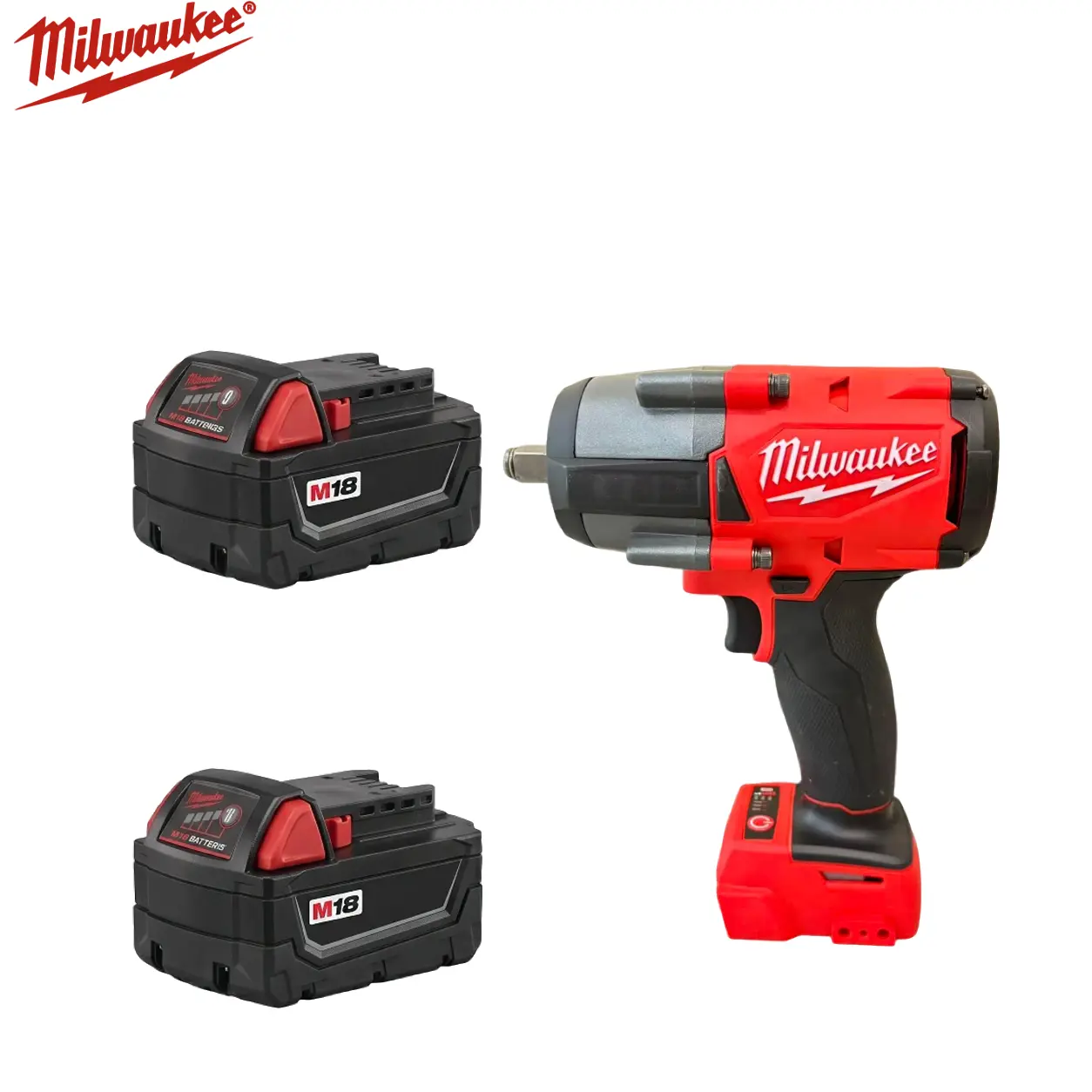 Milwaukee M18 FMTIWF12 1000Nm Brushless Impact Wrench Kit - Heavy-Duty, High-Torque Hand Tool Kit for Auto Repair, Construction Job Sites metal 4-mode mentools bearing toolbox unique fathersdaygift breaker nesting socket high-carbon pan hollow vevor