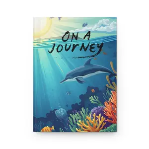 Ocean Themed Hardcover Journal: Explore Your Journey, Dolphin Art Notebook, Travel Log, Nature Inspired Gift, Marine Life Diary, Beach [...]