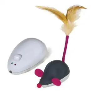 Petlinks Cheese Chaser Remote Controlled Mouse Cat Toy Multi-Color