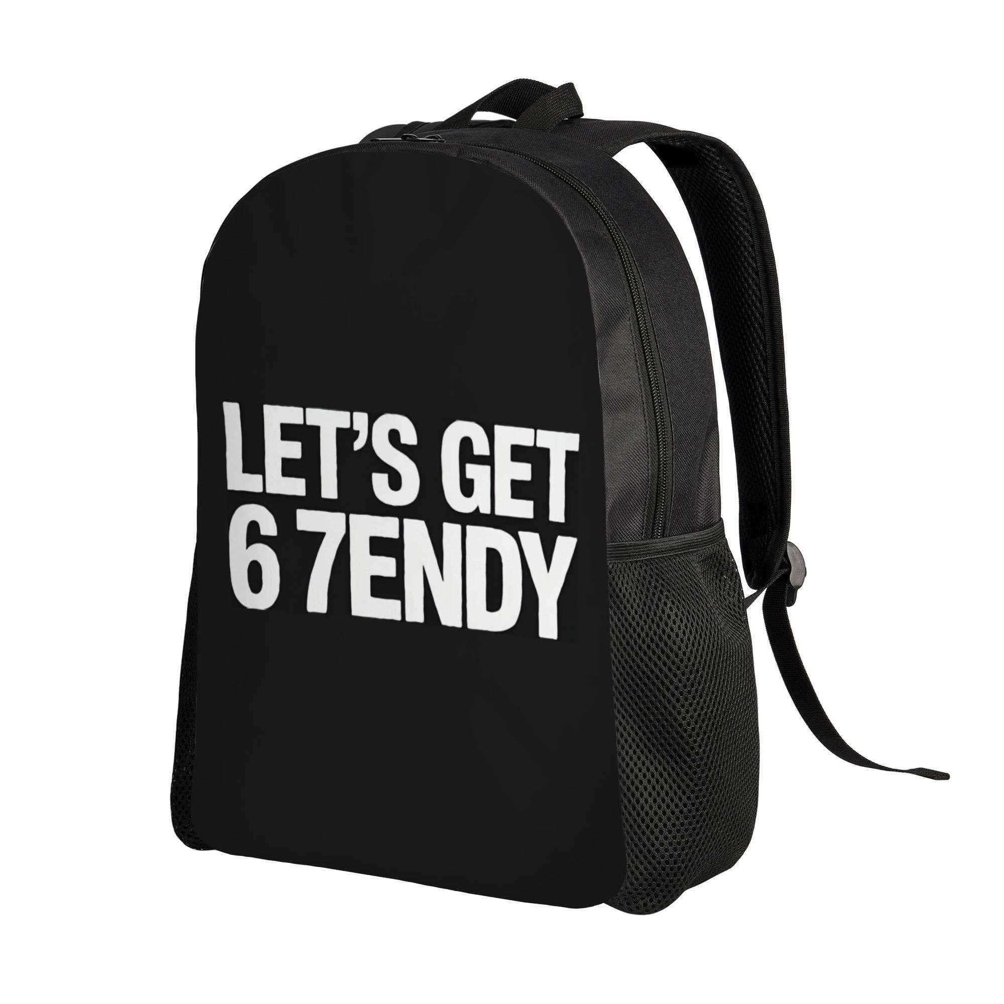 1pc 1pcs Let's Get Sendy '67' Retro Laptop Bag Suitable for School & Office - Adjustable Strap, Zipper Closure, Washable Daypack with Sendy '67' Print, Casual Student Gift (Back to School), for Teenager