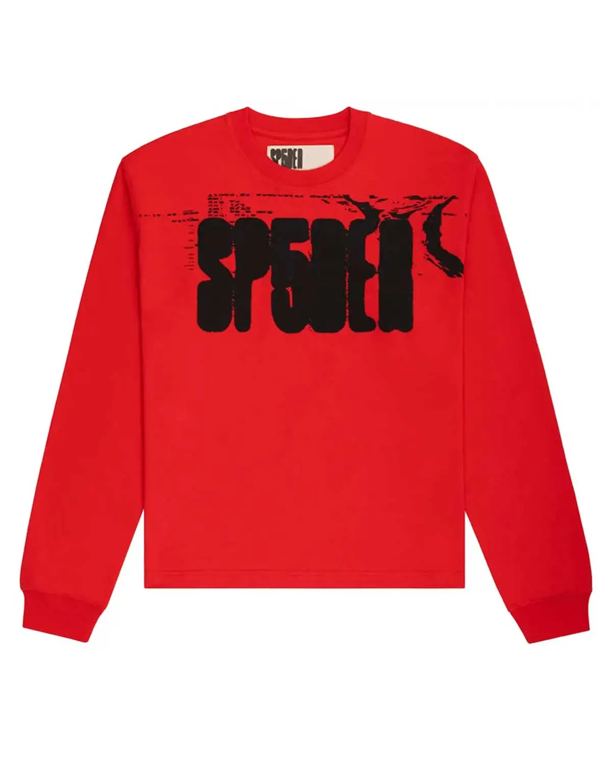 Sp5der Main Label L/S Tee Red