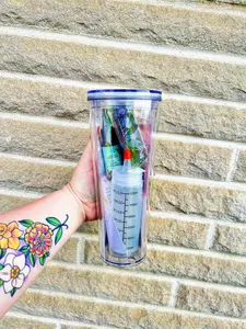 DIY 24oz Snowglobe Tumbler Kit