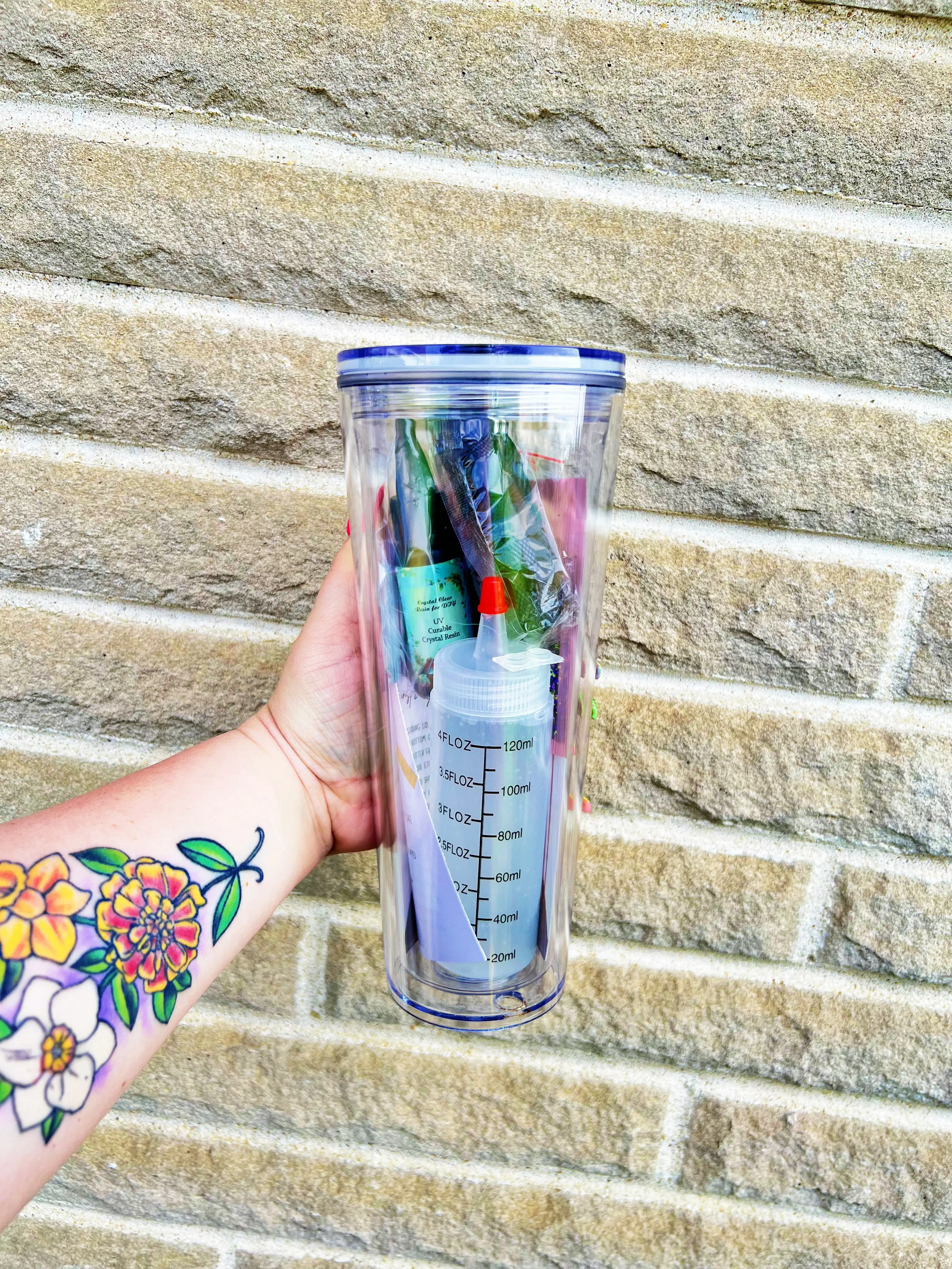 DIY 24oz Snowglobe Tumbler Kit
