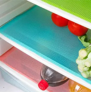 8 Pcs Refrigerator Liners, CR Washable Mats Covers Pads, Home Kitchen Gadgets Accessories Organization for Top Freezer Glass Shelf Wire Shelving Cupboard Cabinet Drawer(3 Blue+3 Green+2 Red)