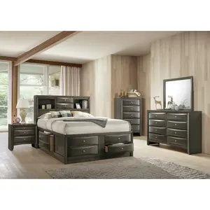Emily King Storage 5PC Bedroom Set