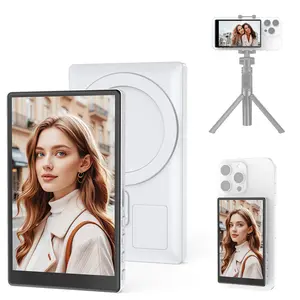 Magnetic Phone Vlog Selfie Monitor Screen 1080P Wireless Recording for TikTok Vloggers Compatible with iPhone & Android Best Christmas Gift,cheap camera superventa shop