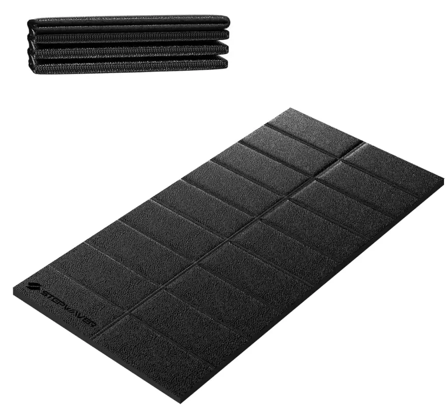 Stepwaver Walking Pad Mat, 71"x32", Treadmill Mat for Hardwood Floors | High Density, 1/4 Thickness, Foldable, Floor Protection for Bike, Elliptical, Treadmill, Walking Pad,walking treadmill