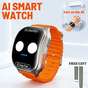 2026 AI Smart watch, Message Reminder, Fitness Tracker with 100+ Sport Mode, Wireless Calling/Dialing, Call reminder and Rejection,  Various APP reminders, Wearable Smartphone Digital Wristwatch, Smart Watch Suitable for iPhone/Android, Fall Gift