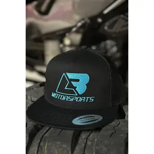 Teal Blue Logo Flatbill