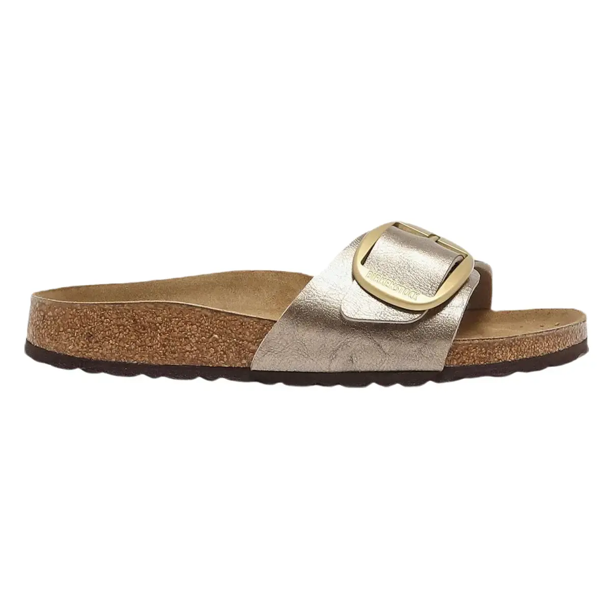 Birkenstock Madrid Big Buckle Birko-Flor Graceful Taupe Men's Fashion Slippers New