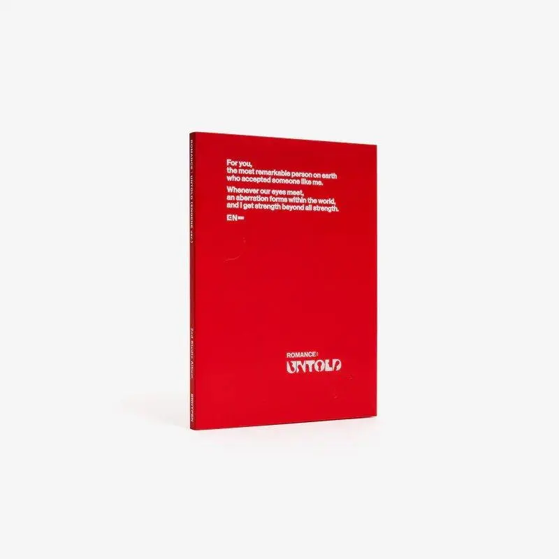 ENHYPEN Romance: Untold 2nd Album ENGENE Ver. K-Pop Photo Book CD Photocard Custom Cover July 12 2024 Release
