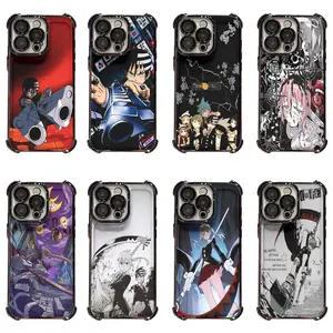 Hot Soul Eater Phone Cases | Death the Kid & Shinigami Shockproof Cover For iPhone 11-17 Pro/Pro Max/Plus & Samsung Galaxy S23-S26 Ultra