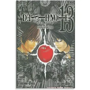 Clickting Death Note Retro Anime Poster Canvas Art Poster And Wall Art Hanging Decor for Modern Family Corridor Posters