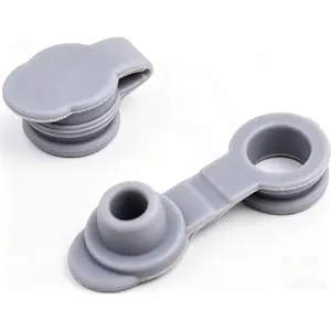 10 count Universal  Sealing Bottle Straw Hole Grommets Stopper  Straw Plug Replacement 20/30Oz Thermos Cup,  Stoppers,  Stoppers and Pourers (Grey)