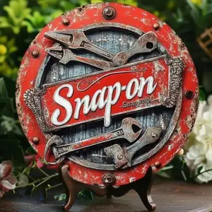 8 Inch Rustic Design Metal Wall Sign Lightweight Aluminum Durable Home Office Decor Vintage Metal Sign