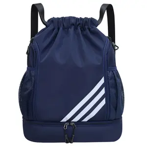 2026 New Foldable Drawstring Backpack, Large Capacity Sports Sack Bag, Casual Basketball & Travel Daypack for Men