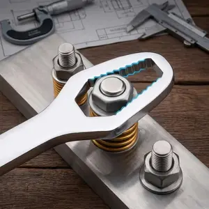 Professional grade 8-22mm chrome vanadium steel Dual-drive ratchet wrench set, Quick-Release Sockets for Automotive 7 Industrial Repair, Anti-Slip Universal Hand Tool Kit for Home Garage, Mechanics