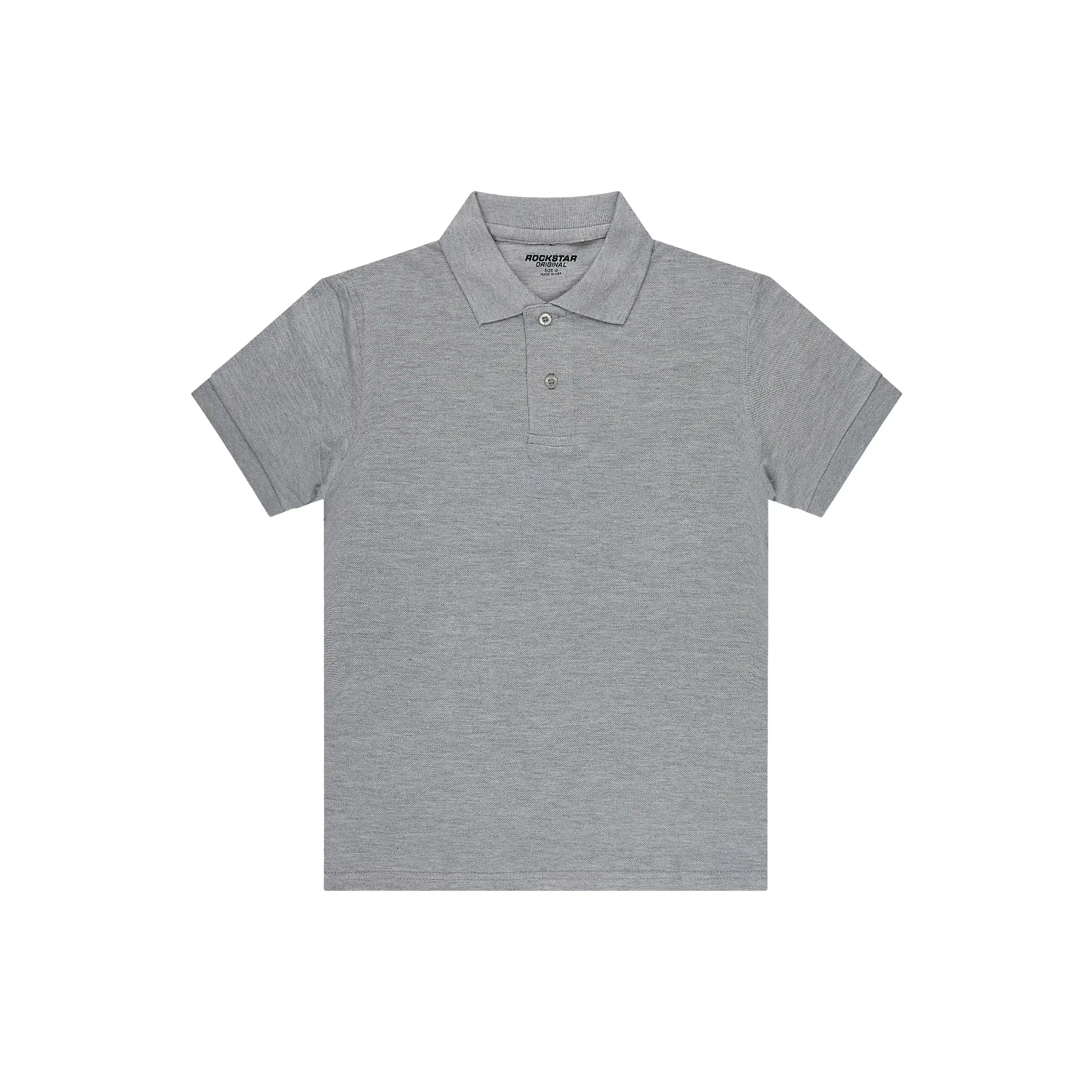 Boys Romeo Heather Grey Polo