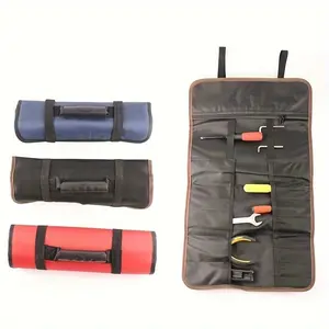 Roll Tool Bag Large Size Wrench Roll Up Portable Pouch Bag 22 Pockets Kit Multi-functional Spanner Tool Organizer Folding Pouch For Working