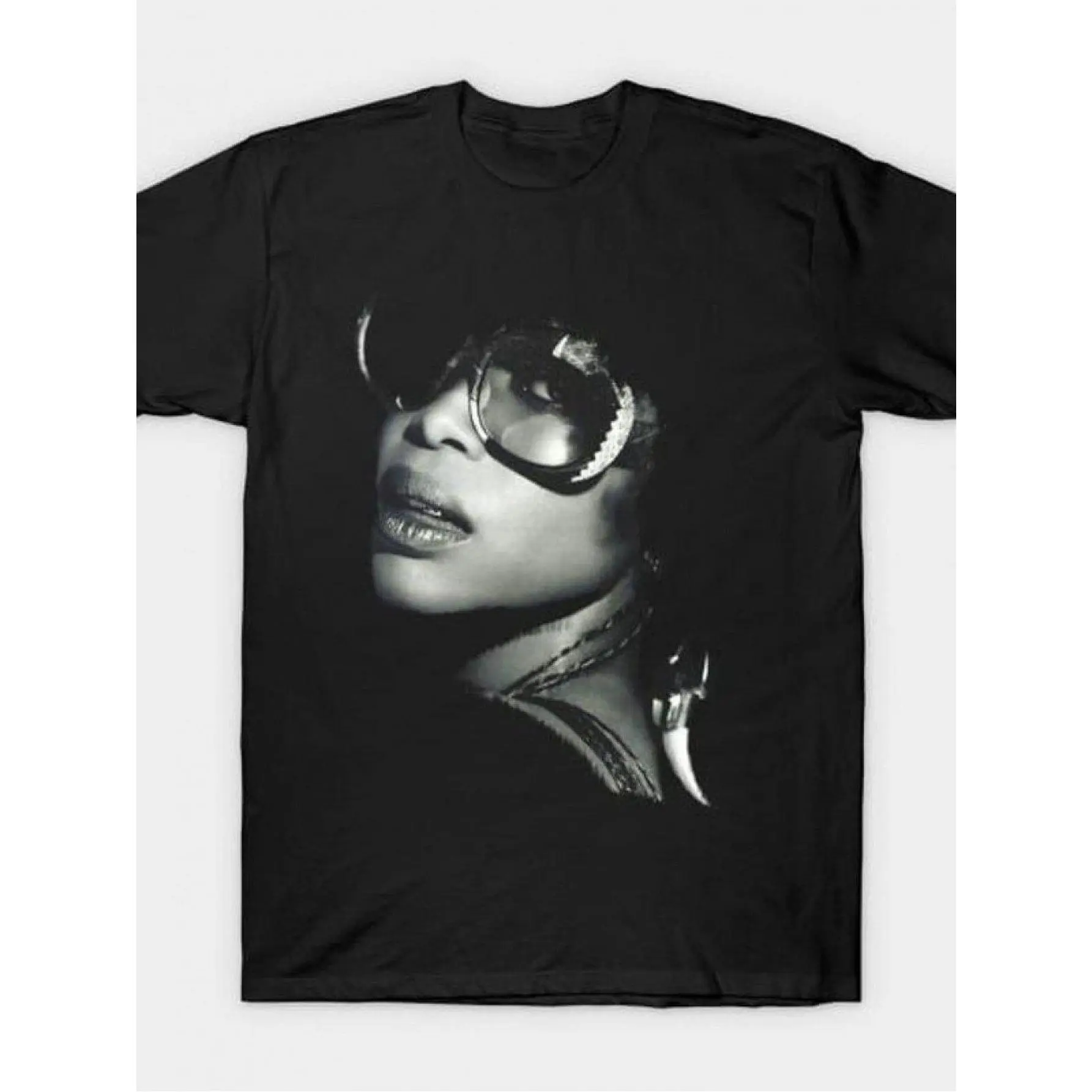 Men's Erykah Badu Graphic T-Shirt - Comfortable Cotton, Round Neck, Short Sleeve, Funny Print Design, Sizes S-XXXL, Casual Wear TshirtGraphic TeeStretchy Fabric
