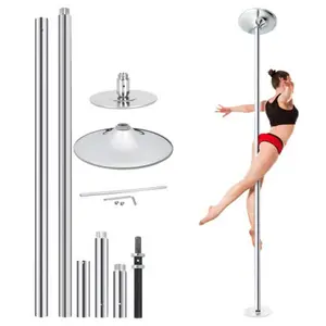 Answer E Dance Pole Spinning Static 45mm Dancing Stripper Pole Kit Adjustable for Fitness