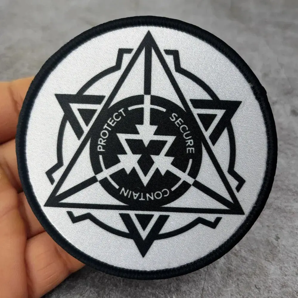 "SCP" Morale Tactical Patch Military Badge Backpack Stickers Hook and Loop Armband Helmet Applique Security