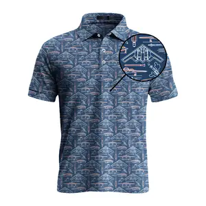 [Polo Shirt 2026] Ghost Fighter Jet Polo Shirt for Men – Military Aircraft Golf Polo, Aviation Pattern Short Sleeve Shirt